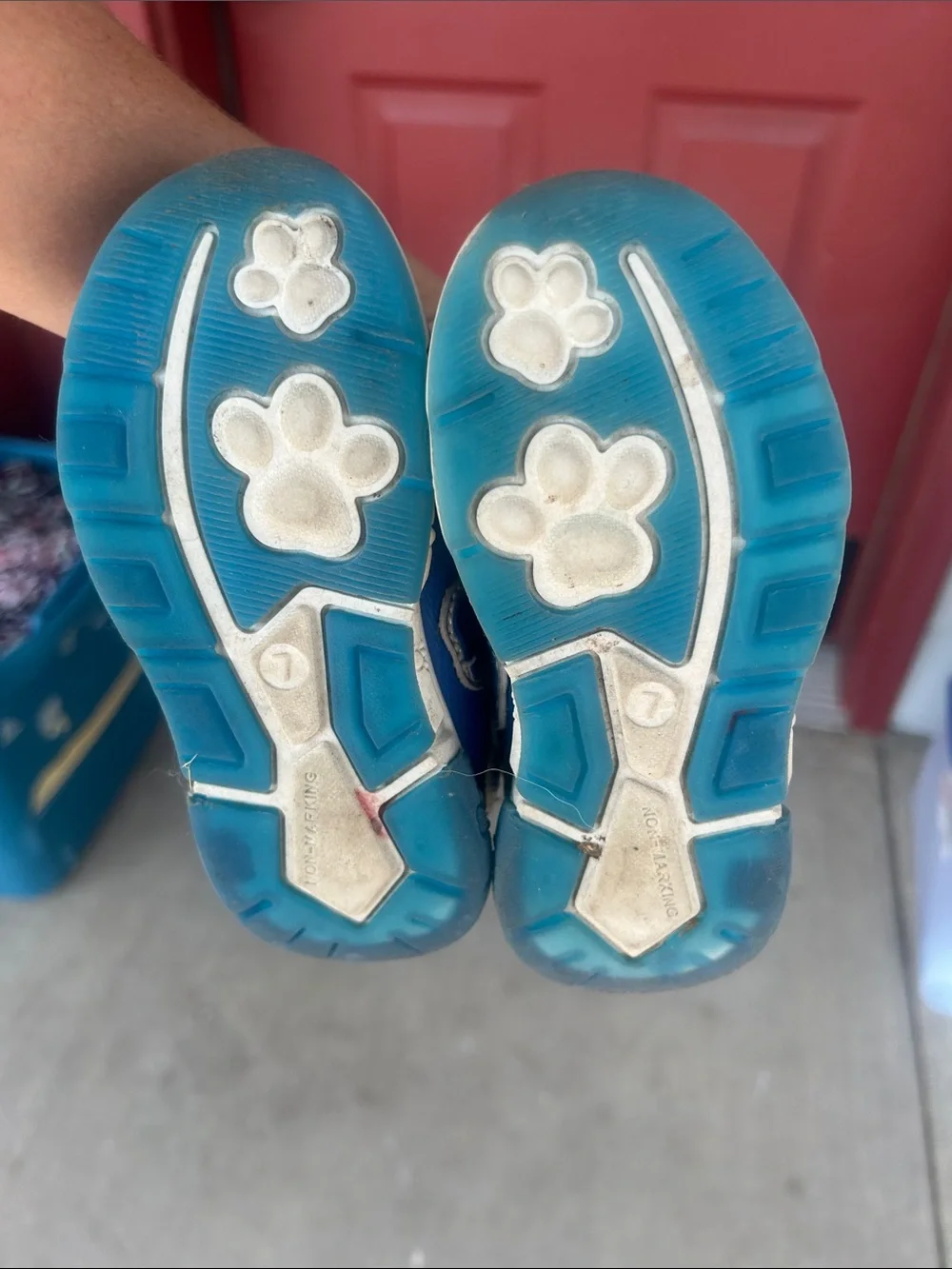 Kids Blue Paw Patrol Light-Up Sneakers